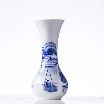 Hydroponic Vase Jingdezhen White And Blue Ceramic Handpainted Water Planting Vase Table Vase Porcelain Decorative Vase
Hydroponic Vase Jingdezhen White And Blue Ceramic Handpainted Water Planting Vase Table Vase Porcelain Decorative Vase