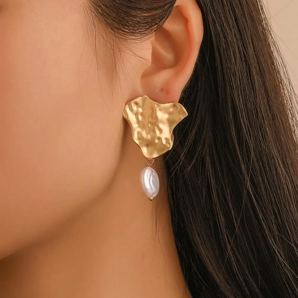 Fashion Geometric Irregular Circle Square Natural Freshwater Pearl Drop Women Metal Gold Earrings For Women Girl Gift Jewelry
Fashion Geometric Irregular Circle Square Natural Freshwater Pearl Drop Women Metal Gold Earrings For Women Girl Gift Jewelry