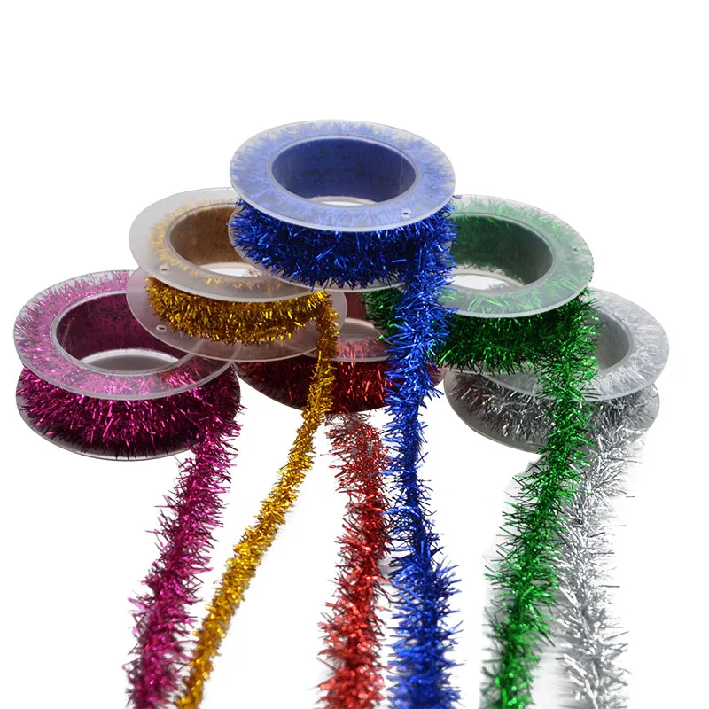 2m Metallic Foil Rattan Tinsel Garland Ribbon Garland DIY Christmas Tree Ornaments Gold Silver Wire Tinsel Party Supplies
2m Metallic Foil Rattan Tinsel Garland Ribbon Garland DIY Christmas Tree Ornaments Gold Silver Wire Tinsel Party Supplies