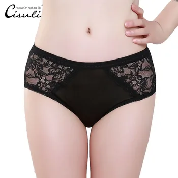 CISULI Panty Lace Panties 100% Silk Knitted Women Underwear Breathable Comfortable Black Color L Size
CISULI Panty Lace Panties 100% Silk Knitted Women Underwear Breathable Comfortable Black Color L Size