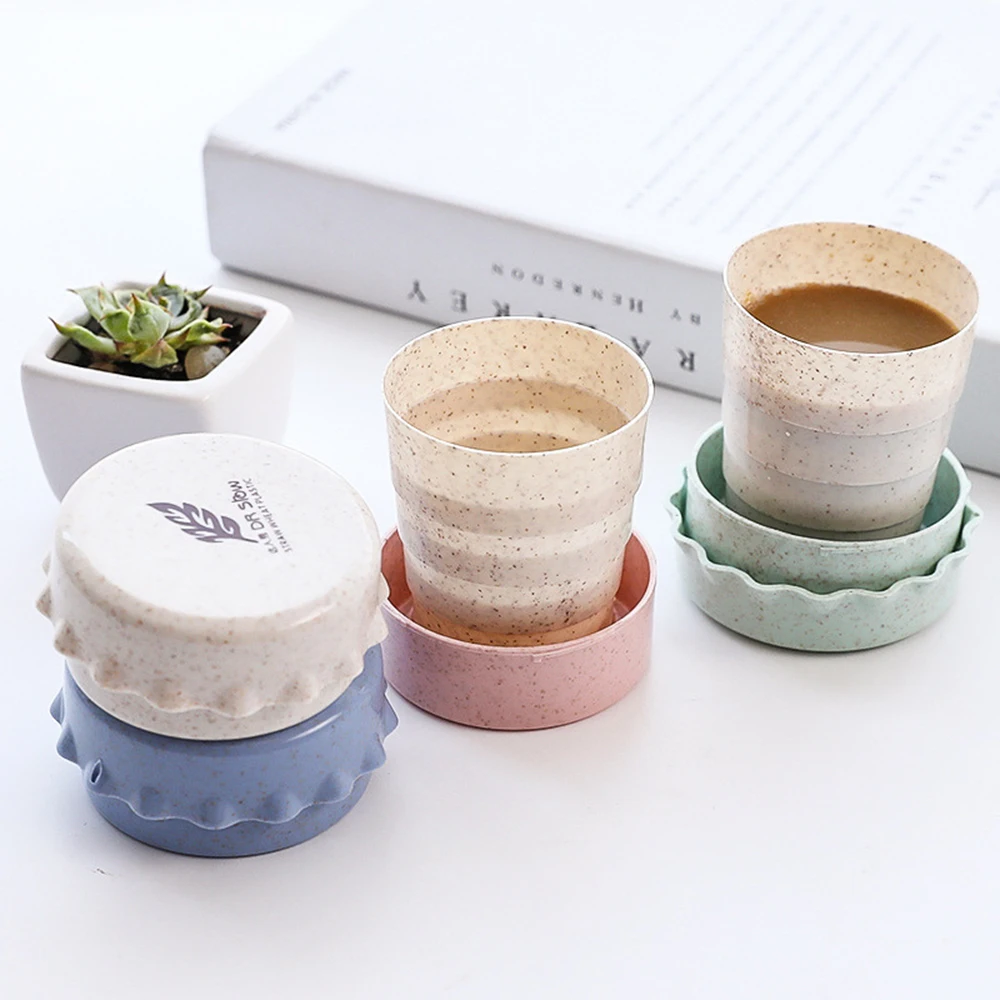Hot New Folding wheat Portable Silicone Telescopic Drinking Collapsible coffee cup multi-function folding cup Travel
Hot New Folding wheat Portable Silicone Telescopic Drinking Collapsible coffee cup multi-function folding cup Travel