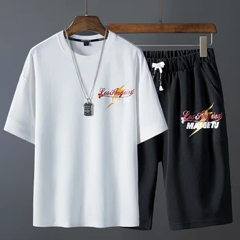 Fashion Men's Summer Short Sleeve T-shirts and Tops Shirts Hip Hop Tops Suit men sports suit T shirt men tracksuits 2019
Fashion Men's Summer Short Sleeve T-shirts and Tops Shirts Hip Hop Tops Suit men sports suit T shirt men tracksuits 2019