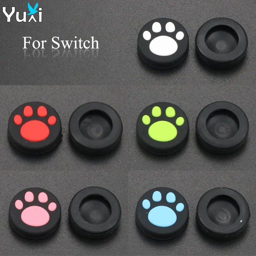 YuXi 2Pcs Cat Paw Claw Silicone Analog Controller Stick Grips Cap For Nintendo Switch NS Controller Joy-Con
YuXi 2Pcs Cat Paw Claw Silicone Analog Controller Stick Grips Cap For Nintendo Switch NS Controller Joy-Con