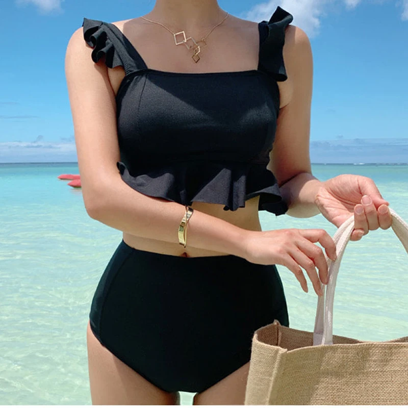 High Waist Bikini Women Girls Yellow Push Up Swimsuit 2019 New Padded Two Pieces Ruffles Swimwear Lovely Split Bathing Suits
High Waist Bikini Women Girls Yellow Push Up Swimsuit 2019 New Padded Two Pieces Ruffles Swimwear Lovely Split Bathing Suits