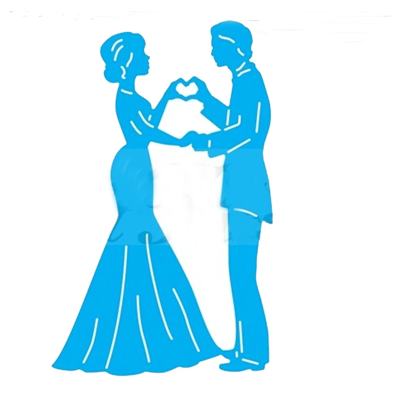 Wedding Heart Bride Groom Frame Metal Cutting Dies Stencils for DIY Scrapbooking Stamp/Album Decorative Embossing DIY Paper Card
Wedding Heart Bride Groom Frame Metal Cutting Dies Stencils for DIY Scrapbooking Stamp/Album Decorative Embossing DIY Paper Card