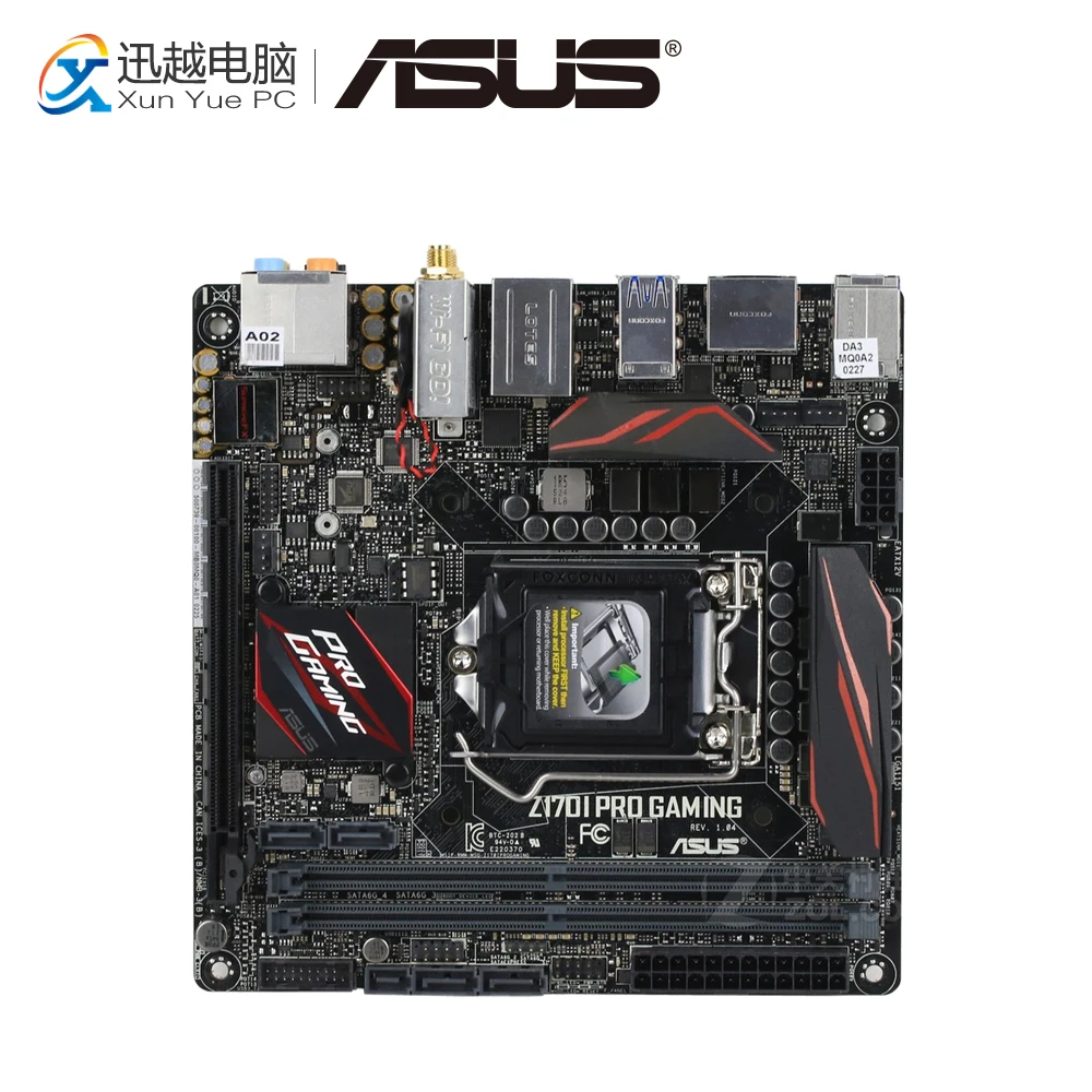 Asus Z170I PRO GAMING Desktop Motherboard Z170 Socket LGA 1151 For Core i7 i5 i3 DDR4 32G SATA3 Mini-ITX Original Used Mainboard
Asus Z170I PRO GAMING Desktop Motherboard Z170 Socket LGA 1151 For Core i7 i5 i3 DDR4 32G SATA3 Mini-ITX Original Used Mainboard
