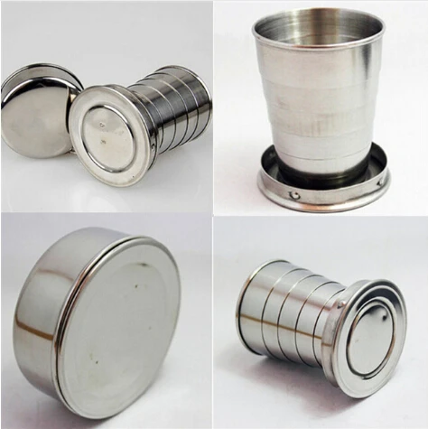 75ML Stainless Steel Travel Telescopic Collapsible Shot Glass Emergency Pocket Wholesale 
75ML Stainless Steel Travel Telescopic Collapsible Shot Glass Emergency Pocket Wholesale