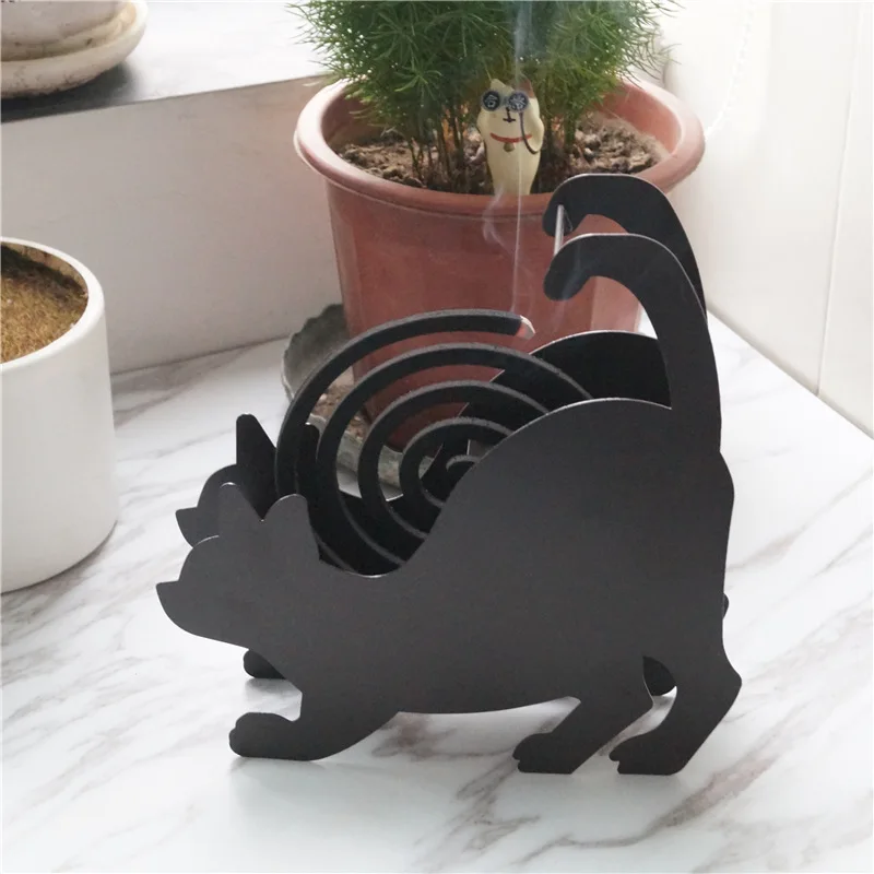 Cat Mosquito Coils Iron Animal ornaments Mosquito Coils Holder Large Hotel Metal Repellent Rack With Cover Saft
Cat Mosquito Coils Iron Animal ornaments Mosquito Coils Holder Large Hotel Metal Repellent Rack With Cover Saft