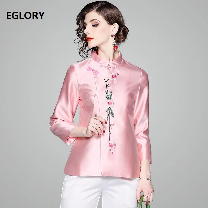 New Arrival Tops Coat Autumn 2018 Ladies Luxurious Embroidery Long Sleeve Jacket Coat Female Pink Coat Outwear Oversize XXL
New Arrival Tops Coat Autumn 2018 Ladies Luxurious Embroidery Long Sleeve Jacket Coat Female Pink Coat Outwear Oversize XXL