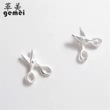 Gemei 100% 925 Sterling Silver Personality Creative Scissors Stud Earrings For Women Fashion Party Jewelry
Gemei 100% 925 Sterling Silver Personality Creative Scissors Stud Earrings For Women Fashion Party Jewelry