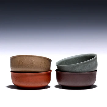 4PCS/Lot 45ML Yixing Purple Clay Teacups Handmade Raw Ore Copper Money Pattern Zisha Tea Cup Master Puer Small Tea Bowls Gifts
4PCS/Lot 45ML Yixing Purple Clay Teacups Handmade Raw Ore Copper Money Pattern Zisha Tea Cup Master Puer Small Tea Bowls Gifts