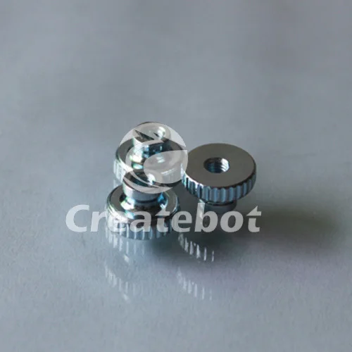 3 D printer accessory Createbot M3X7 Hand screw nut/cap top quality free shipping