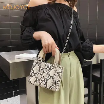 Snake Print Shoulder Handbags Women Leather Crossbody Bag Top-handle Retro Serpentine Chain Square Snake Messenger Bag
Snake Print Shoulder Handbags Women Leather Crossbody Bag Top-handle Retro Serpentine Chain Square Snake Messenger Bag