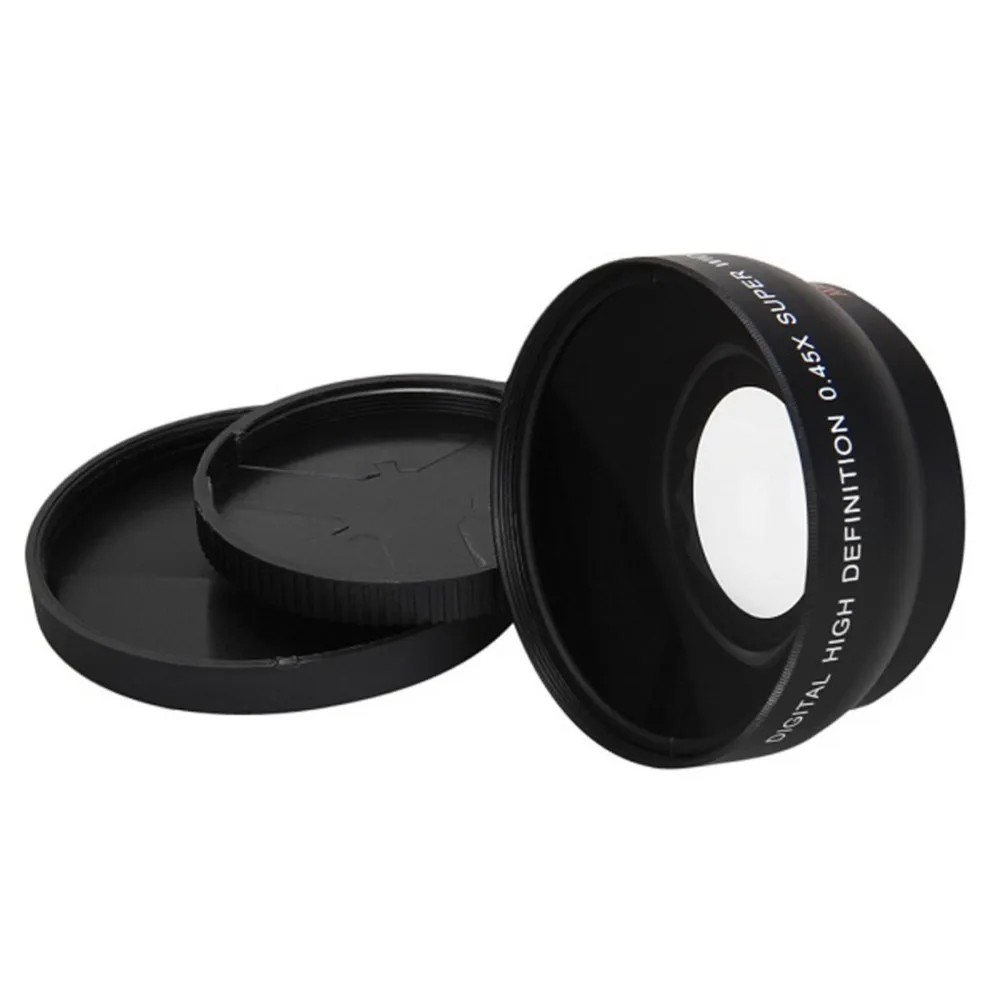 58mm 0.45X Wide Angle Lens for Canon EOS 1000D 1100D 500D Rebel T1i T2i T3i L3EF