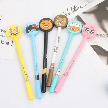 6pcs/Lot Random Cartoon Animal Cute Expression Gel Pen Creative Lollipop 0.5MM Black Ink Writing For Kids Gift Funny Stationery 
6pcs/Lot Random Cartoon Animal Cute Expression Gel Pen Creative Lollipop 0.5MM Black Ink Writing For Kids Gift Funny Stationery