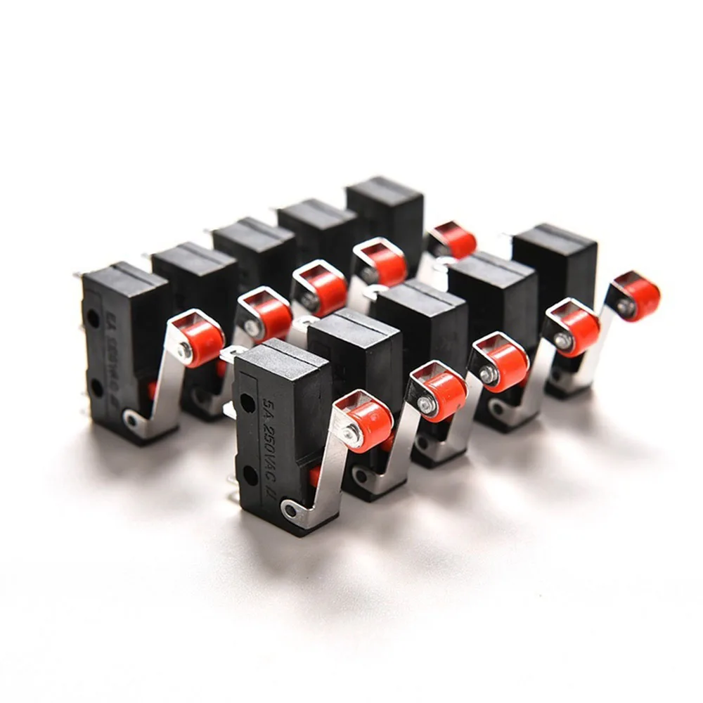 10 Pcs Practical Micro Roller Lever Arm Open Close Limit Switch KW12-3 PCB Microswitch
10 Pcs Practical Micro Roller Lever Arm Open Close Limit Switch KW12-3 PCB Microswitch
