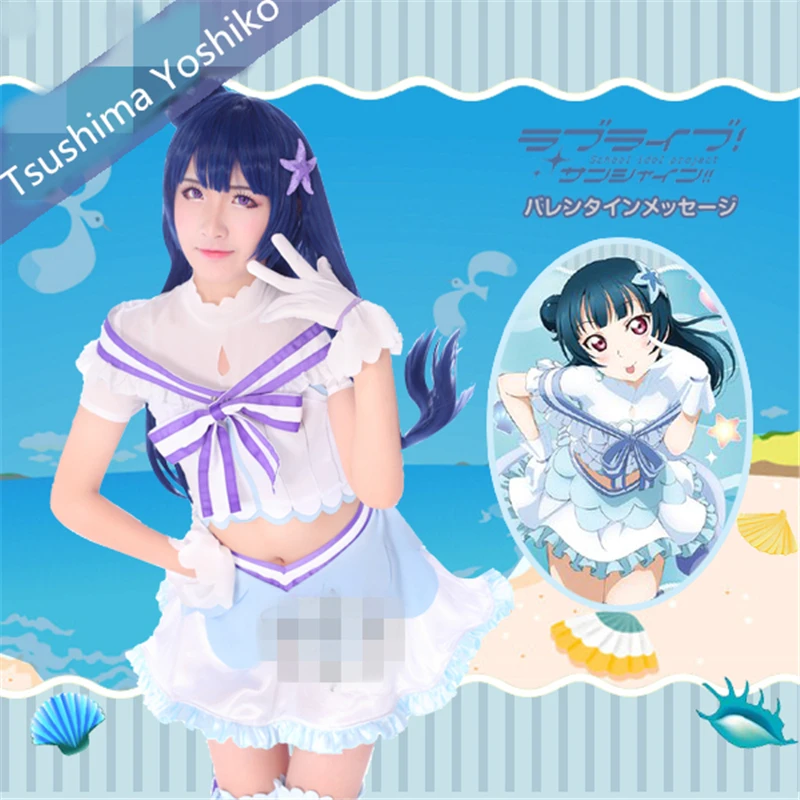 Горячее предложение японское аниме Love Live Sunshine Aqours Koibininaritai аквариум любовь Шима цуйошико косплей костюм платья Женская юбка
Горячее предложение японское аниме Love Live Sunshine Aqours Koibininaritai аквариум любовь Шима цуйошико косплей костюм платья Женская юбка