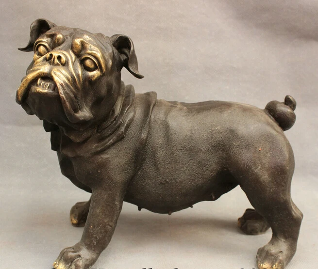 wholesale factory 13" Folk Chinese Pure Bronze Copper Year Zodiac FengShui Dog Pekingese Statue
wholesale factory 13" Folk Chinese Pure Bronze Copper Year Zodiac FengShui Dog Pekingese Statue