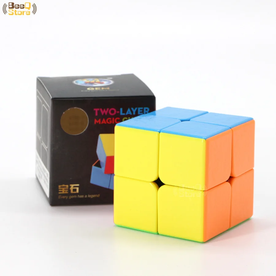 ShengShou Gem 2x2 Speed Cube Stickerless Magic Cube Puzzles Toys 50mm 