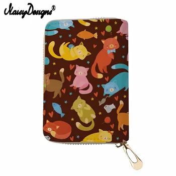 Noisydesigns Women PU Card Case Cat Pattern Female Coin Purse Mini Wallet Purses& Wallets Small Pochette Female Leather Bags
Noisydesigns Women PU Card Case Cat Pattern Female Coin Purse Mini Wallet Purses& Wallets Small Pochette Female Leather Bags