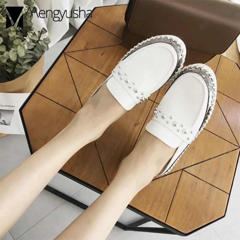 rivets studs platform shoes women summer slippers flat with mules woman white flipflops silver beading decorate espadrills mujer
rivets studs platform shoes women summer slippers flat with mules woman white flipflops silver beading decorate espadrills mujer