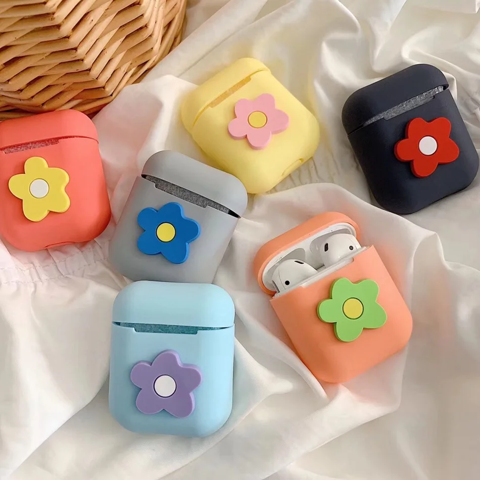 For AirPods Case Silicone Cute Flower Pattern Candy Soft Earphone Cases For Apple Air pods 2 Bloom Protective Cover For Earpods
For AirPods Case Silicone Cute Flower Pattern Candy Soft Earphone Cases For Apple Air pods 2 Bloom Protective Cover For Earpods