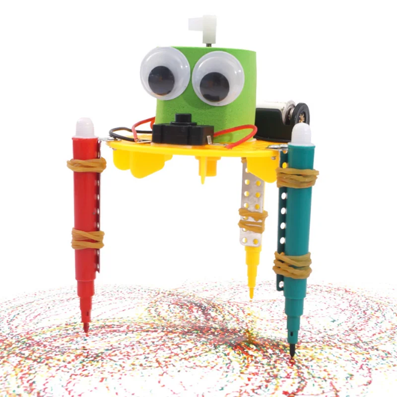Kid Inventions Model Educational Toys for Children Primary and Secondary Science Experiment Doodle Robot Models Assembly DIY Toy
Kid Inventions Model Educational Toys for Children Primary and Secondary Science Experiment Doodle Robot Models Assembly DIY Toy