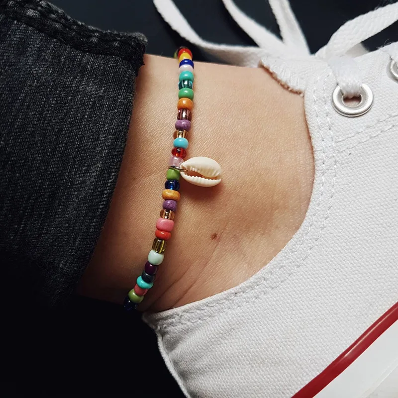 Handmade Bohemian Shell Romantic Classic Charm Beads Anklets For Women Colorful Summer Beach Beaded Anklet Foot Bracelet Jewelry
Handmade Bohemian Shell Romantic Classic Charm Beads Anklets For Women Colorful Summer Beach Beaded Anklet Foot Bracelet Jewelry