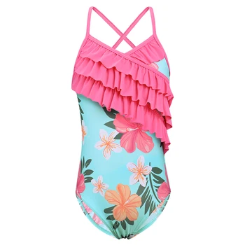 BAOHULU Kids Baby Swimming Suits Girls Sleeveless Bikini Set Cyan Flower Pattern Bathing Suit Costumes 4-12 Years Girls Clothing
BAOHULU Kids Baby Swimming Suits Girls Sleeveless Bikini Set Cyan Flower Pattern Bathing Suit Costumes 4-12 Years Girls Clothing