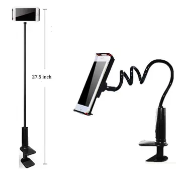 360 Degree Flexible Arm Table Pad Holder Stand Long Lazy People Bed Desktop Tablet Mount for iphone Samsung Huaiwei Xiaomi iPad
360 Degree Flexible Arm Table Pad Holder Stand Long Lazy People Bed Desktop Tablet Mount for iphone Samsung Huaiwei Xiaomi iPad