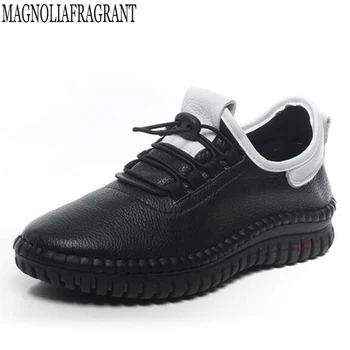 2018 new Handmade Genuine Leather Shoes For Women Round Toe Lace-Up Casual Shoes Spring Autumn Flat Loafers Shoes zapatos mujer
2018 new Handmade Genuine Leather Shoes For Women Round Toe Lace-Up Casual Shoes Spring Autumn Flat Loafers Shoes zapatos mujer
