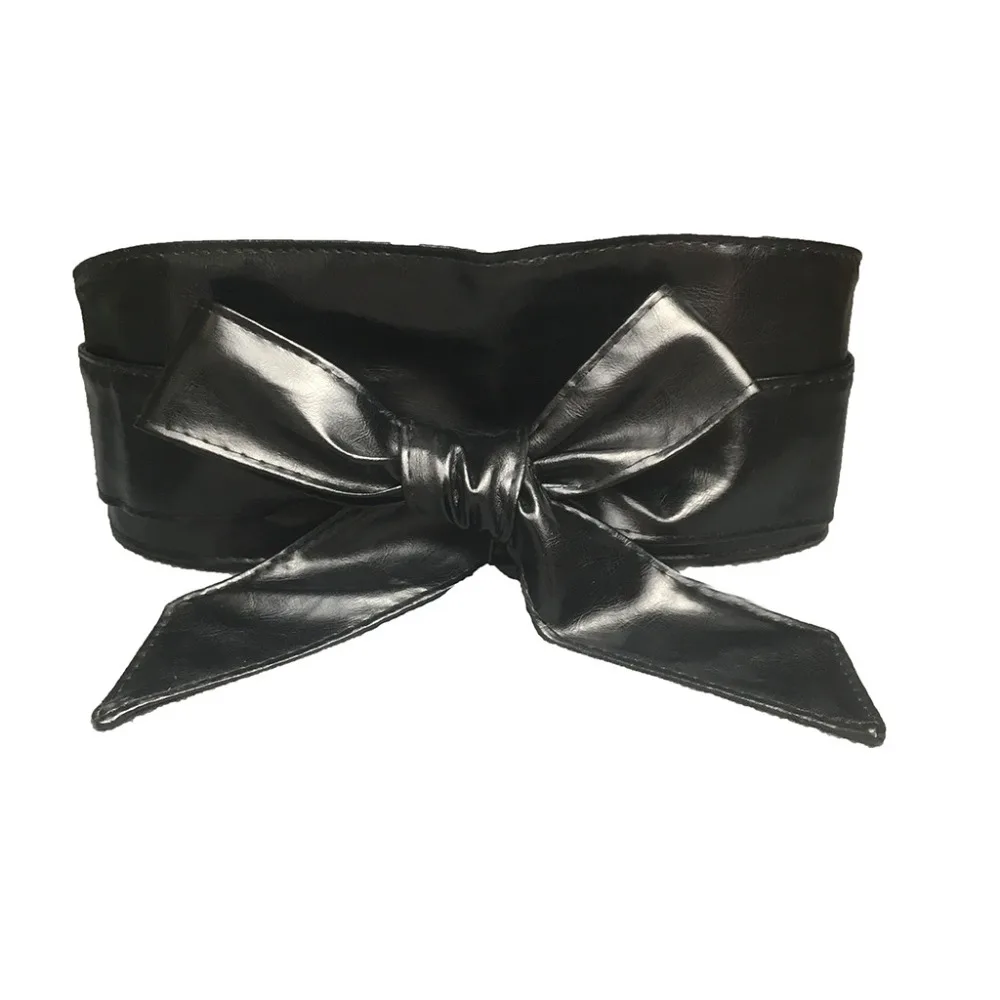 Free Shipping New Popular Long Black Soft Leather Cummerbands Bow Wide Waistband Hot Brand Belts Bowknot Cummerbund Dress Women
Free Shipping New Popular Long Black Soft Leather Cummerbands Bow Wide Waistband Hot Brand Belts Bowknot Cummerbund Dress Women