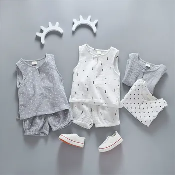 Fashion Boys Girls Clothing Sets Summer Children Small Stars Printing Sport Suits Sleeveless T-shirt + Pants Kids Tracksuit Set
Fashion Boys Girls Clothing Sets Summer Children Small Stars Printing Sport Suits Sleeveless T-shirt + Pants Kids Tracksuit Set