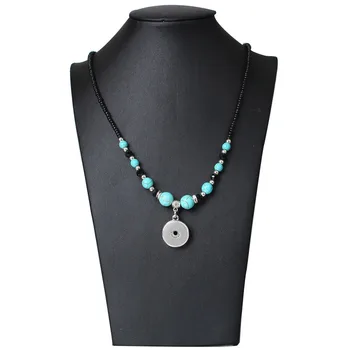 New 18mm Snap Buttons Necklace Jewelry With Beads Chain High Quality Long Vintage Snap Pendant Necklaces for DIY Snap Button
New 18mm Snap Buttons Necklace Jewelry With Beads Chain High Quality Long Vintage Snap Pendant Necklaces for DIY Snap Button