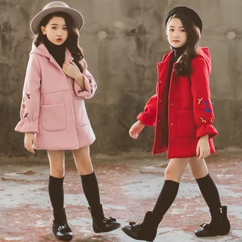 Kids Children's Clothing Coat Girl's Woolen Jacket Winter New Style Cotton Thick Girl's Overcoat 3-12 Ages
Kids Children's Clothing Coat Girl's Woolen Jacket Winter New Style Cotton Thick Girl's Overcoat 3-12 Ages