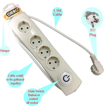 2017 New Arrival Fashion EU Standard AC Power Extension Socket With 4 Way Outlet 1.3M Cable EU Plug High Quality
2017 New Arrival Fashion EU Standard AC Power Extension Socket With 4 Way Outlet 1.3M Cable EU Plug High Quality