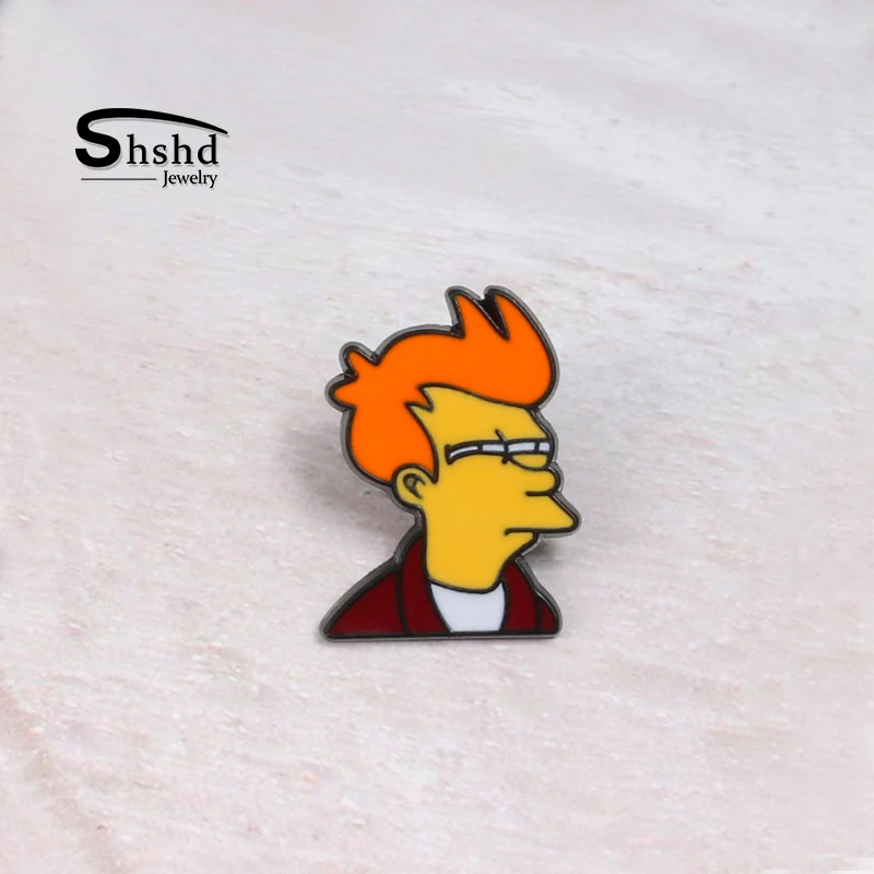 shshd Cartoon Comic Futurama Philip J. Fry Brooch Metal Hard Enamel Pins Funny Kid Bakpack Badges Jackets Lapel Pin Men Jewelry
shshd Cartoon Comic Futurama Philip J. Fry Brooch Metal Hard Enamel Pins Funny Kid Bakpack Badges Jackets Lapel Pin Men Jewelry