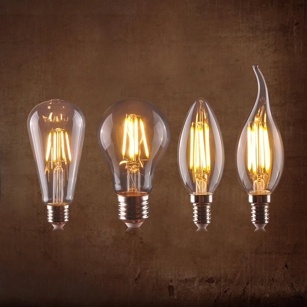 Retro Design LED Bulbs 220V E14 E27 Edison LED Lamp Candle Light Bulb Vintage Home Decorative Edison Lamp LED Light
Retro Design LED Bulbs 220V E14 E27 Edison LED Lamp Candle Light Bulb Vintage Home Decorative Edison Lamp LED Light