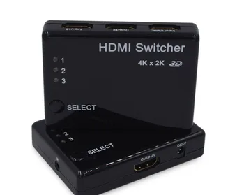HDMI 3 in 1 switch supports 4k * 2k 3D mobile phone connected to the TV display converter
HDMI 3 in 1 switch supports 4k * 2k 3D mobile phone connected to the TV display converter