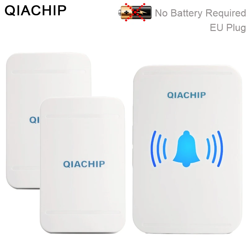 QIACHIP Home Welcome Doorbell Intelligent Wireless Doorbell Waterproof 150M Remote EU Plug Smart Door Bell Chime 38 Ring Tones
QIACHIP Home Welcome Doorbell Intelligent Wireless Doorbell Waterproof 150M Remote EU Plug Smart Door Bell Chime 38 Ring Tones