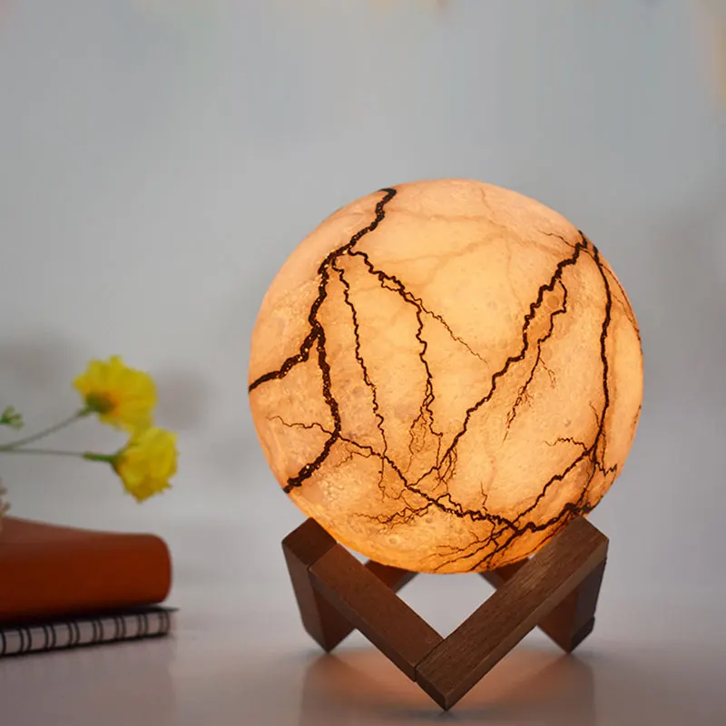 Cracks Design 3D Moon Lamp Novelty Night Lights 3colors/7Colors Change Touch/Remote Control Rechargeable Luminaria Home Decor
Cracks Design 3D Moon Lamp Novelty Night Lights 3colors/7Colors Change Touch/Remote Control Rechargeable Luminaria Home Decor