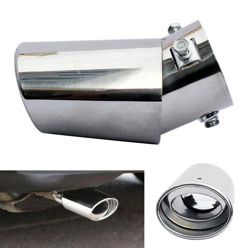 Car Universal Round Silver Stainless Steel Chrome Exhaust Tail Muffler Tip Pipe Auto Vehicle Mufflers Trim Tail Tube
Car Universal Round Silver Stainless Steel Chrome Exhaust Tail Muffler Tip Pipe Auto Vehicle Mufflers Trim Tail Tube