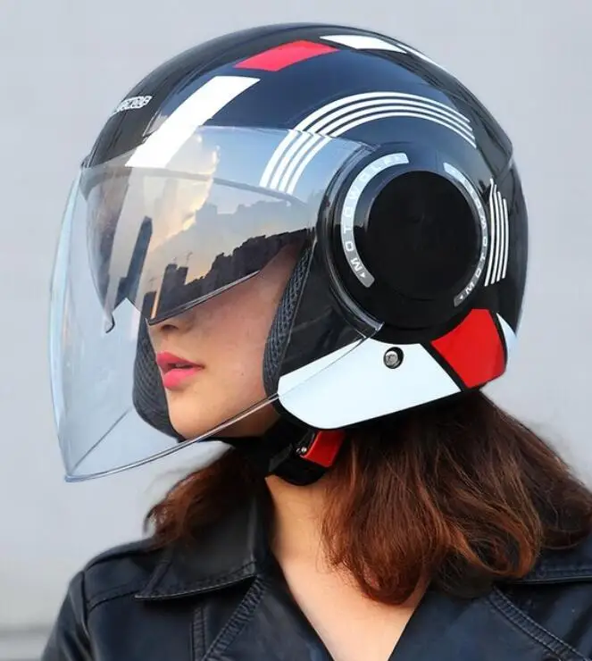 All code Electric motorcycle crash helmet summer breathable helmet double lenses men and women four seasons windproof helmet
All code Electric motorcycle crash helmet summer breathable helmet double lenses men and women four seasons windproof helmet