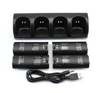 Black 4x Rechargeable Battery 2800mAh + Quad 4 Charger Dock Station Kit for Wii Remote Controller Game Charger Spare Batteria
Black 4x Rechargeable Battery 2800mAh + Quad 4 Charger Dock Station Kit for Wii Remote Controller Game Charger Spare Batteria