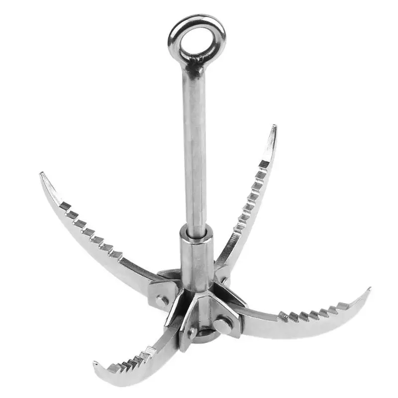 4 Claws Outdoor Survival Climbing Stainless Steel Foldable Grappling Hook Mountaineering Survival Rescue Claw Safety Lifehook
4 Claws Outdoor Survival Climbing Stainless Steel Foldable Grappling Hook Mountaineering Survival Rescue Claw Safety Lifehook
