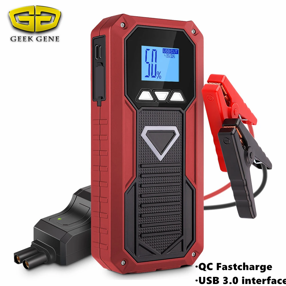 2019 New Technology Jump Starter QC Two Way Fast Charge Power Bank 12V 800A Starting Device LED Flashlight Car Battery Booster
2019 New Technology Jump Starter QC Two Way Fast Charge Power Bank 12V 800A Starting Device LED Flashlight Car Battery Booster