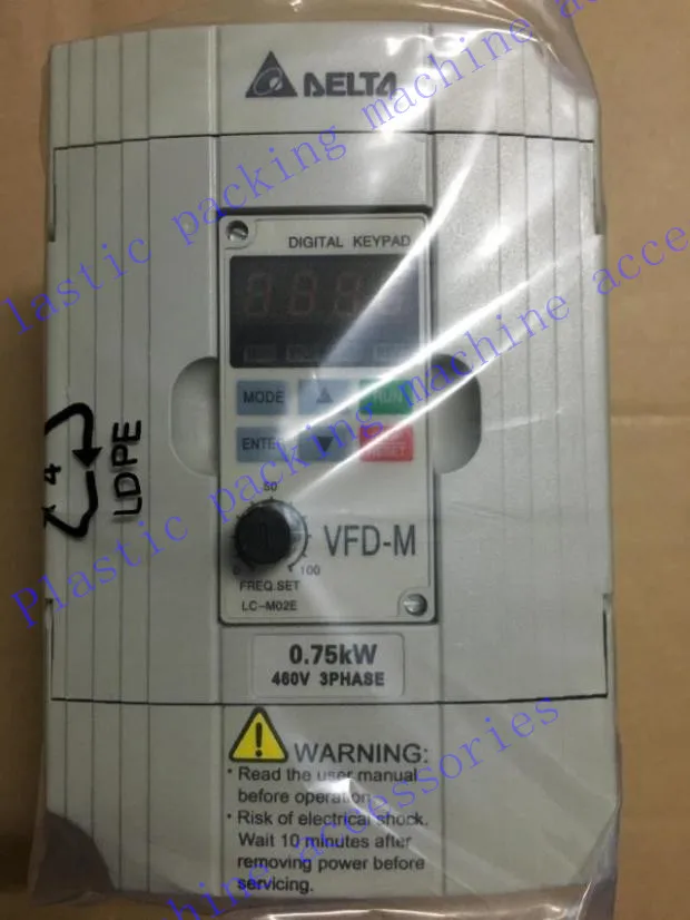 VFD007M43B VFD-M 0.75kw 460v series inverter new 0.75KW 380V Blown film machine inverter Ac motor speed
VFD007M43B VFD-M 0.75kw 460v series inverter new 0.75KW 380V Blown film machine inverter Ac motor speed