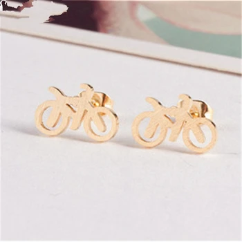 10Pairs Vintage Jewelry Aretes De Mujer Gold Bicycle Earrings Stainless Steel Bike Tool Stud Earrings BFF Gifts
10Pairs Vintage Jewelry Aretes De Mujer Gold Bicycle Earrings Stainless Steel Bike Tool Stud Earrings BFF Gifts