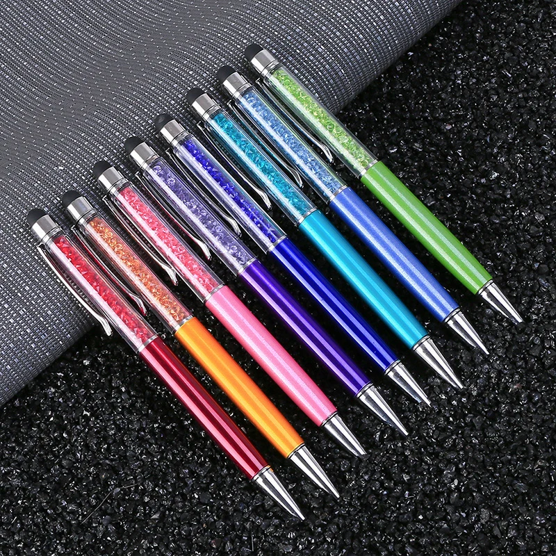 20 Colors Crystal Ballpoint Pen Fashion Creative Stylus Touch Pen for Writing Stationery Office & School Pen Ballpen Black Blue
20 Colors Crystal Ballpoint Pen Fashion Creative Stylus Touch Pen for Writing Stationery Office & School Pen Ballpen Black Blue