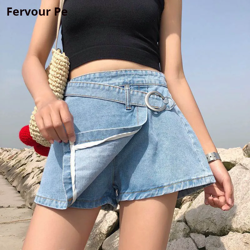 2018 Summer New Style Korean-Style Cowboy Culottes Light Blue Culottes Hot Skirt Female BS19003
2018 Summer New Style Korean-Style Cowboy Culottes Light Blue Culottes Hot Skirt Female BS19003